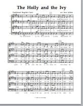 The Holly and the Ivy SATB choral sheet music cover